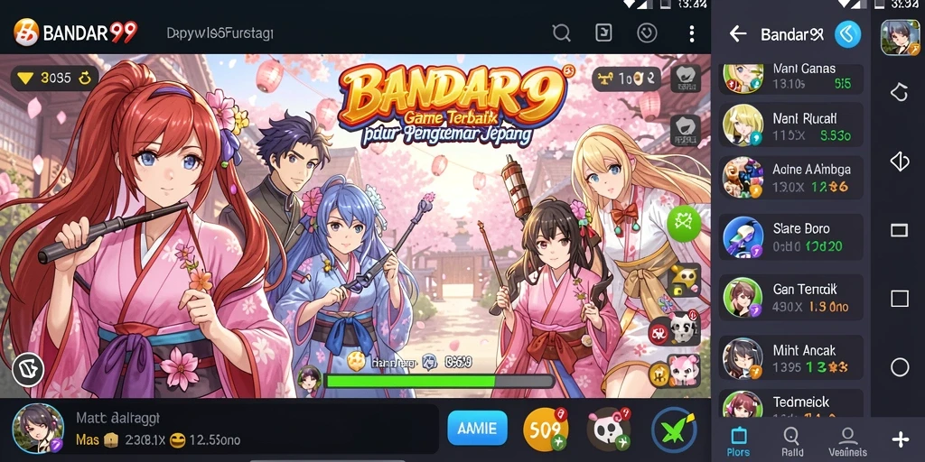 Tampilan gameplay BANDAR99 yang penuh warna dan dinamis.