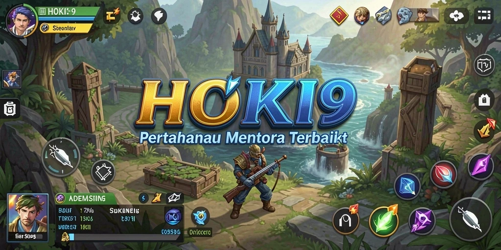 Tampilan gameplay HOKI9 menampilkan strategi menara pertahanan yang mendebarkan.