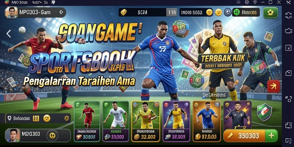 Tampilan gameplay Sportsbook MPO303 yang menawan dan interaktif.