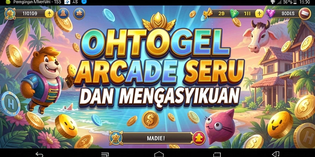 Screenshot gameplay OHTOGEL yang menunjukkan aksi seru dalam permainan Arcade.