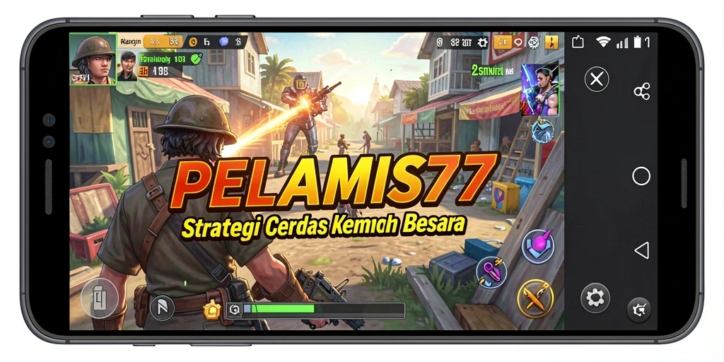 Tampilan gameplay mendebarkan di PELAMIS77 dengan strategi yang menantang.
