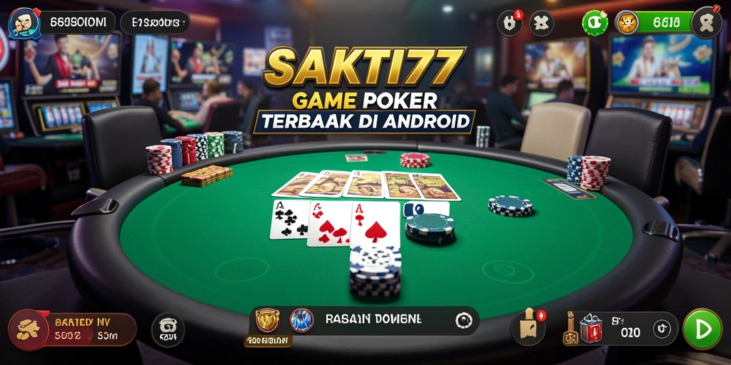 Tampilan screenshot SAKTI77 menampilkan gameplay Poker yang menarik.