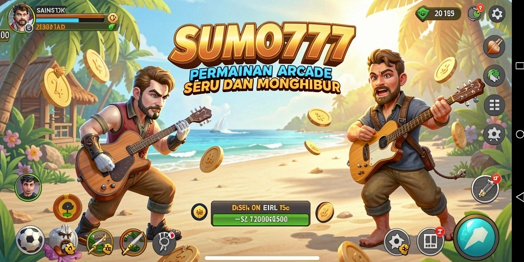 Tampilan gameplay SUMO777 yang seru dan menghibur.