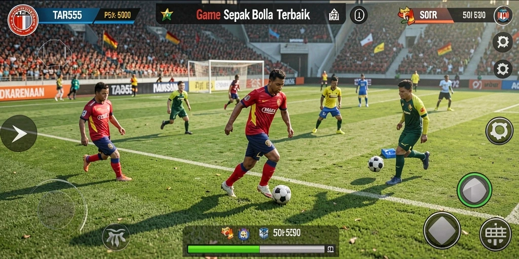 Tampilan gameplay TAR555 yang mendebarkan di lapangan.